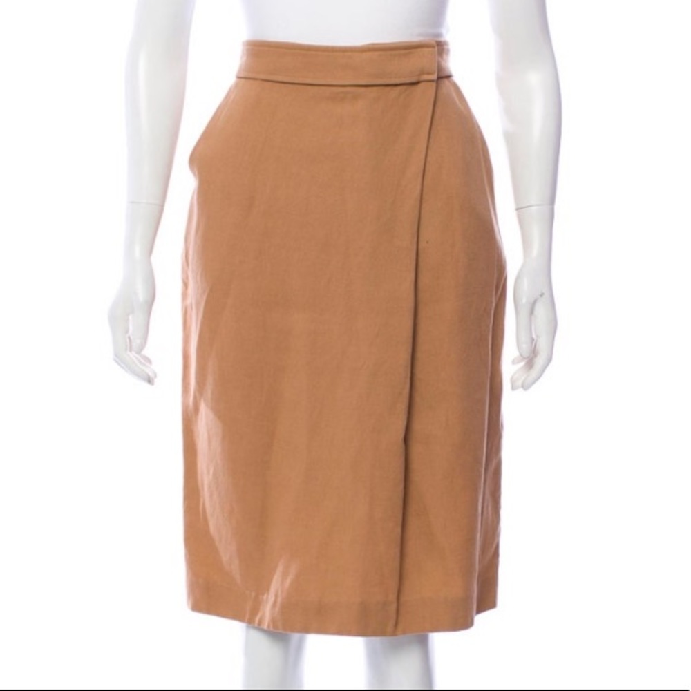 EUC APIECE APART Linen Skirt in Terra Cotta